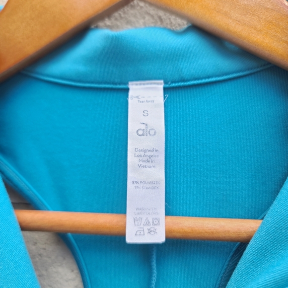 Alo Yoga | Charmed Polo Tennis Dress in Blue Splash Size Small - Picture 3 of 6